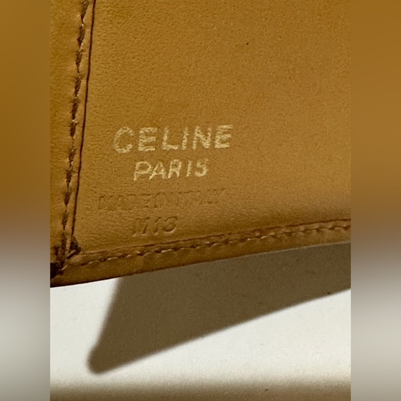 Celine Wallet Bifold Mcadam Brown PVC Leather - Picture 9 of 12